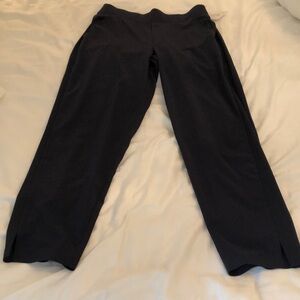 Athleta Black Ribbed Pants